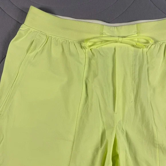 Lululemon Men Shorts XL License To Train Neon Yellow Mid Rise Athleisure Running - Picture 3 of 14